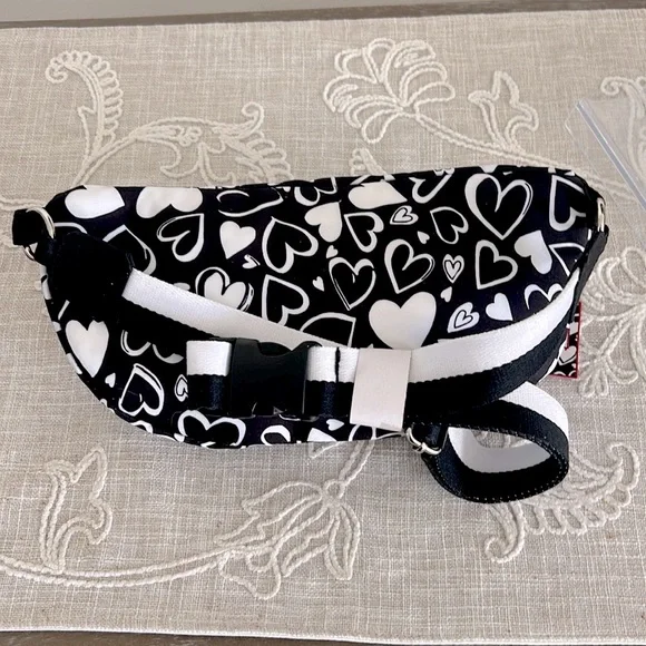 Brighton NWT Endless Love Hearts Nylon Fanny Pack/Belt Bag - Picture 8 of 15